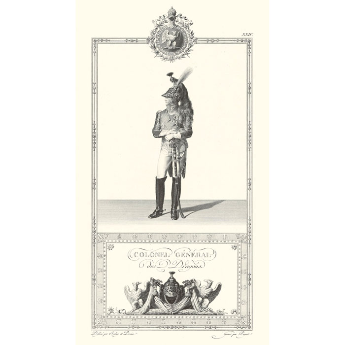 Colonel General of the Dragons - Une estampe d’après Jean-Baptiste Isabey