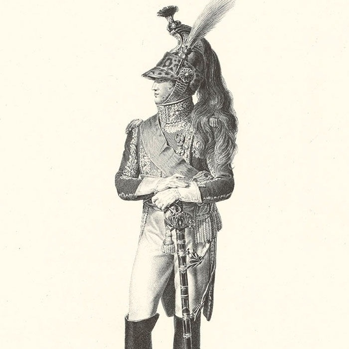 Colonel General of the Dragons - Une estampe d’après Jean-Baptiste Isabey