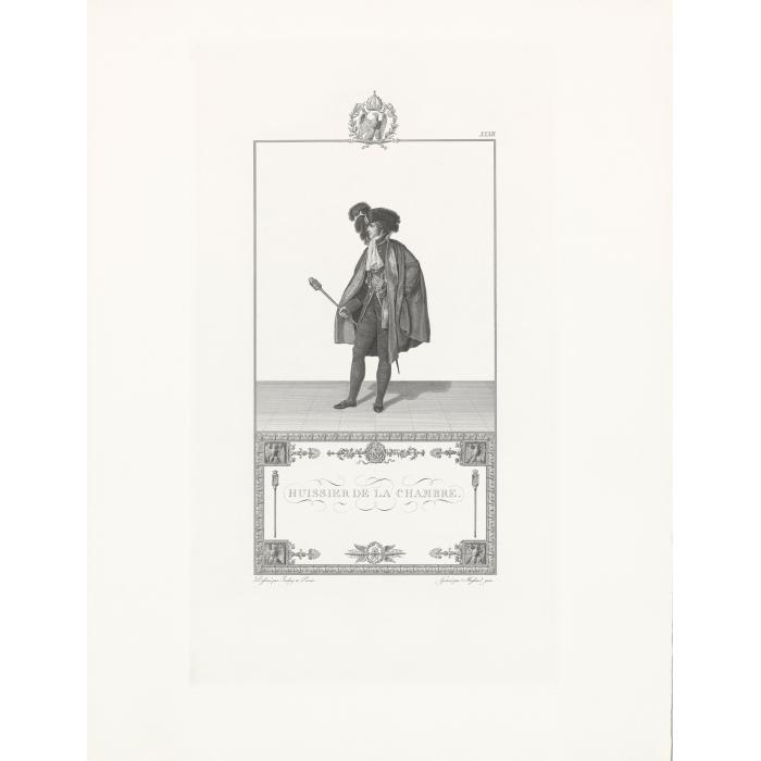 Hussar of the Chamber - Une estampe d’après Jean-Baptiste Isabey