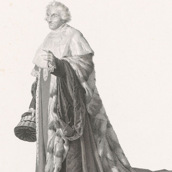 Premier président de la Cour de Cassation - Une estampe d’après Jean-Baptiste Isabey