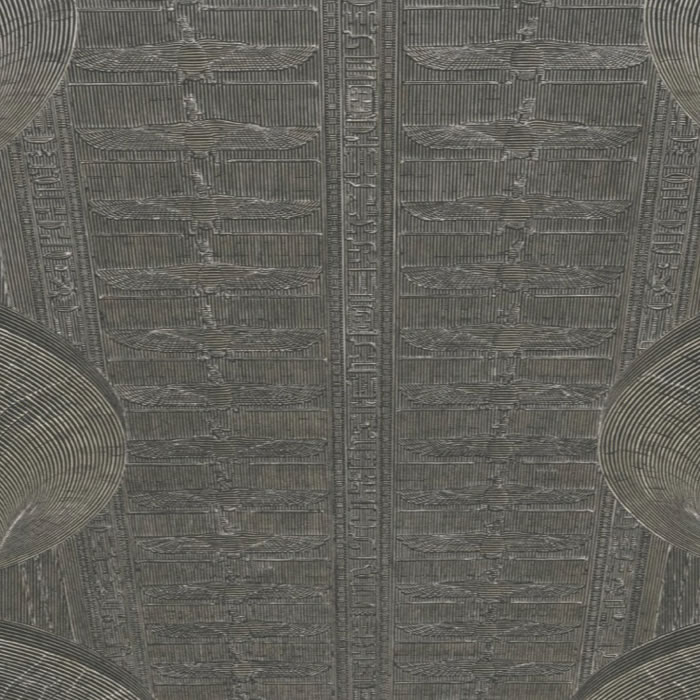 Thèbes. Karnak. Vue perspective intérieure du palais, prise de l’est - Une estampe d’après Jacques-Marie Le Père