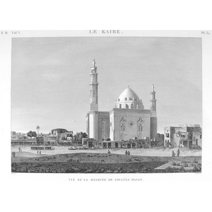 La Caire. Vue de la mosquée de Soultan Hasan