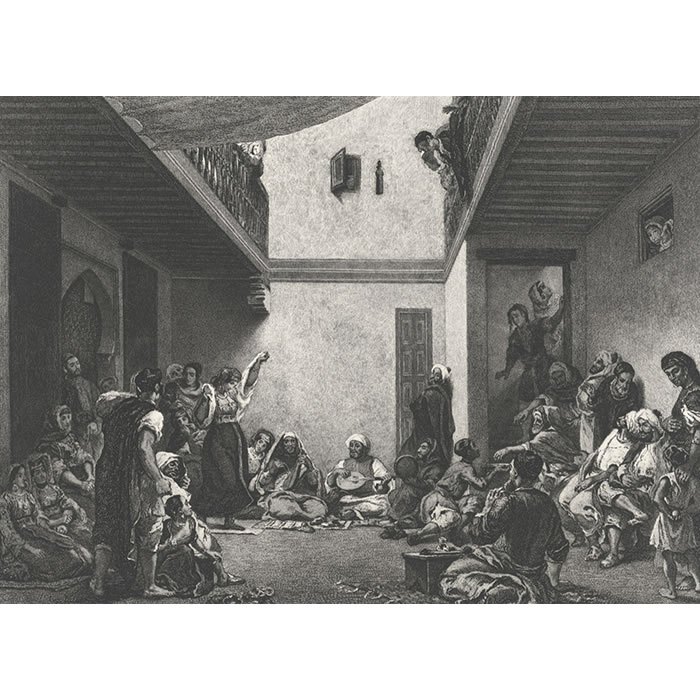 Jewish Wedding in Morocco - Une estampe d’après Eugène Delacroix