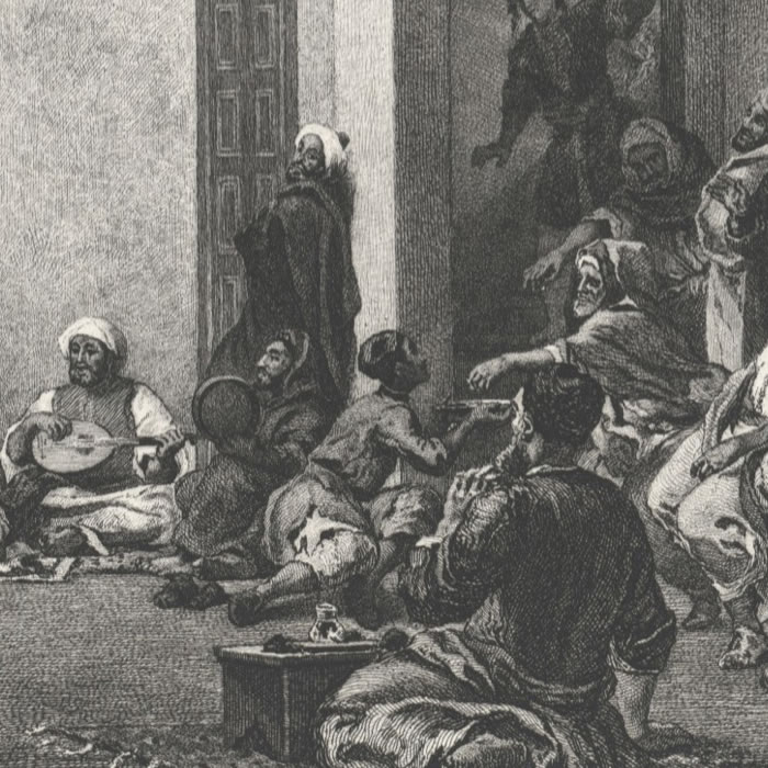 Jewish Wedding in Morocco - Une estampe d’après Eugène Delacroix