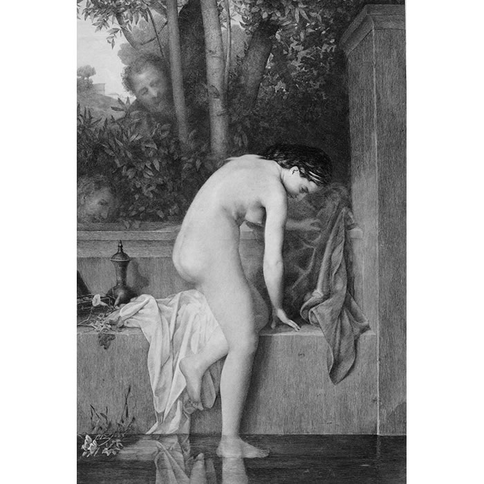 Suzanne au bain - Une estampe d’après Jean-Jacques Henner