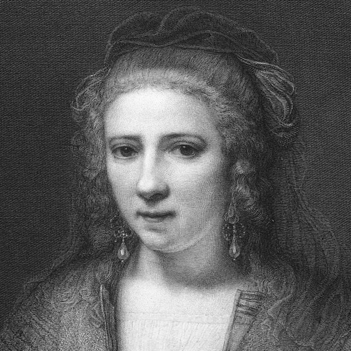 Portrait of Heindrickje Stoffels - Une estampe d’après  Rembrandt van Rijn