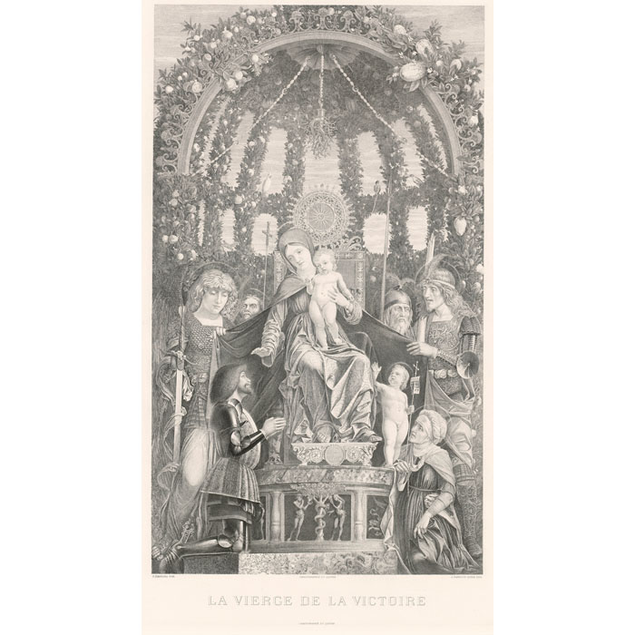 The Virgin of Victory - Une estampe d’après Andrea Mantegna