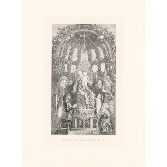 The Virgin of Victory - Une estampe d’après Andrea Mantegna