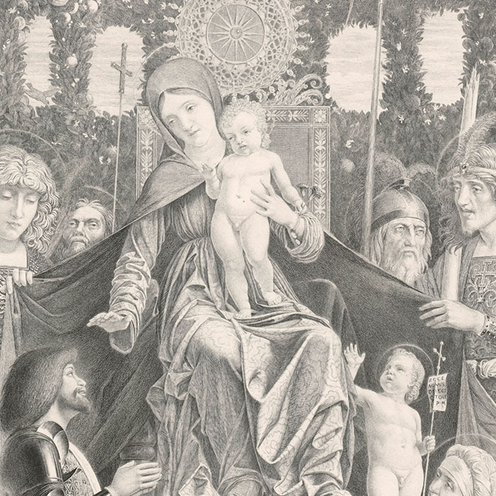 The Virgin of Victory - Une estampe d’après Andrea Mantegna
