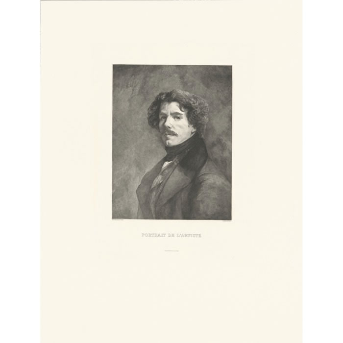 Portrait of Eugène Delacroix - Une estampe d’après Eugène Delacroix