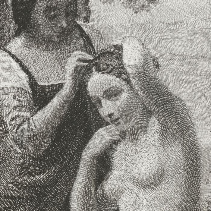 La Toilette (Rousse) - Une estampe d’après Jean-Baptiste-Camille Corot