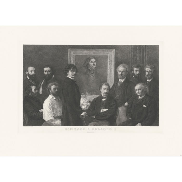 Homage to Delacroix - Une estampe d’après Henri Fantin-Latour