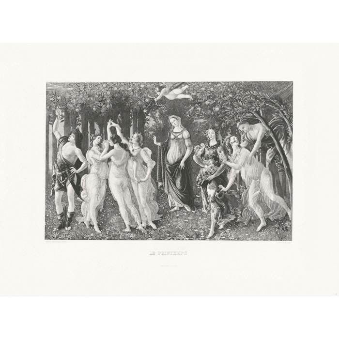 Spring - Une estampe d’après Sandro Botticelli
