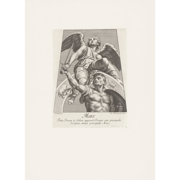 Mars - Une estampe d’après  Raphaël