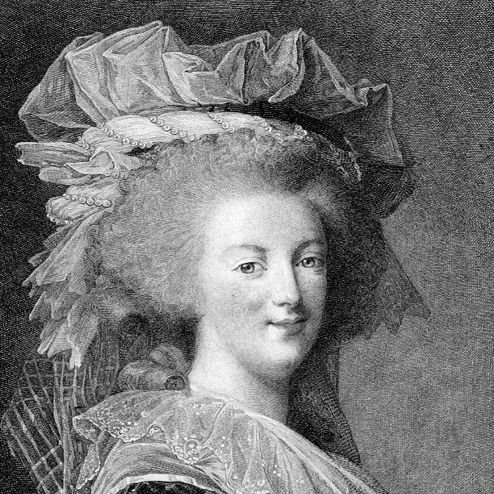 Portrait of Marie-Antoinette, bust - Une estampe d’après Louise-Elisabeth Vigée-Lebrun