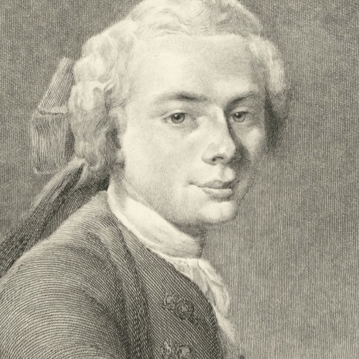 Le jeune homme au violon - Une estampe d’après Jean-Baptiste Siméon Chardin