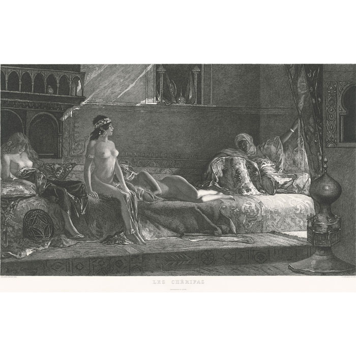 Les Chérifas - Une estampe d’après Jean-Joseph-Benjamin Constant