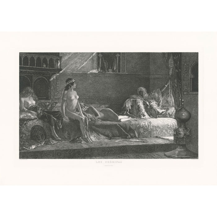 Les Chérifas - Une estampe d’après Jean-Joseph-Benjamin Constant