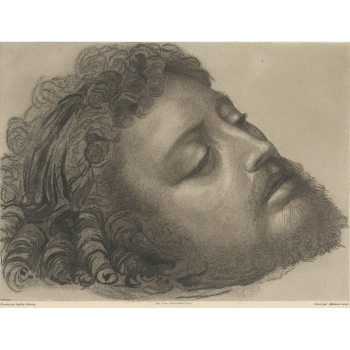 Saint Jean-Baptiste - Une estampe d’après Andrea Solario