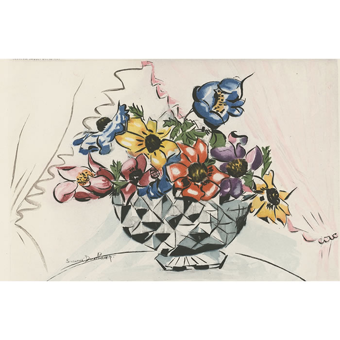 Fleurs - Une estampe d’après Suzanne Duchamp
