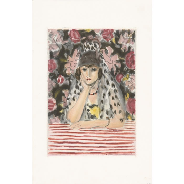 L’Espagnole - Une estampe d’après Henri Matisse