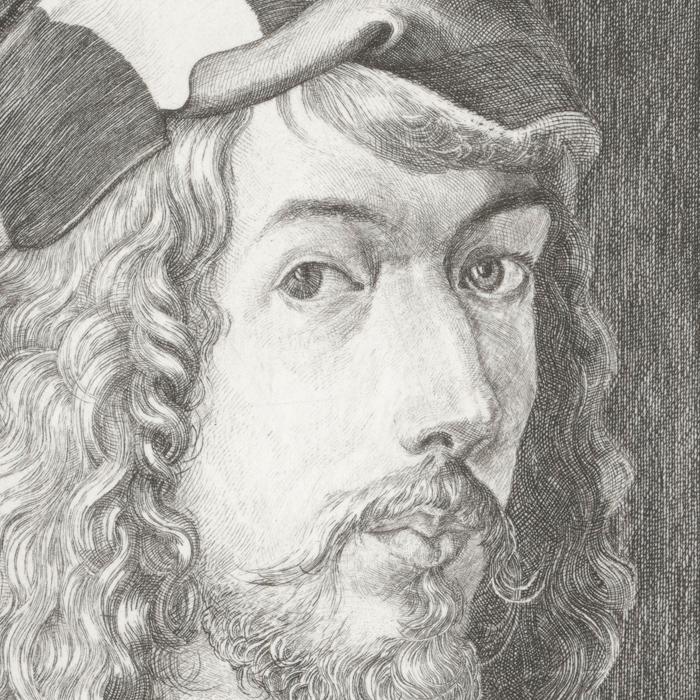 Self-portrait of Albrecht Dürer, engraver - Une estampe d’après Albrecht Dürer