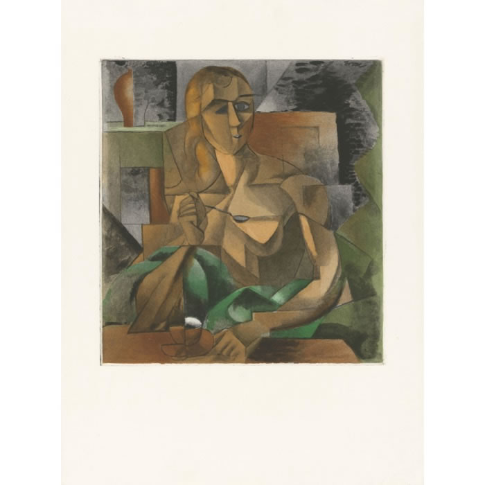 A Cup of Tea - Une estampe d’après Jean Metzinger