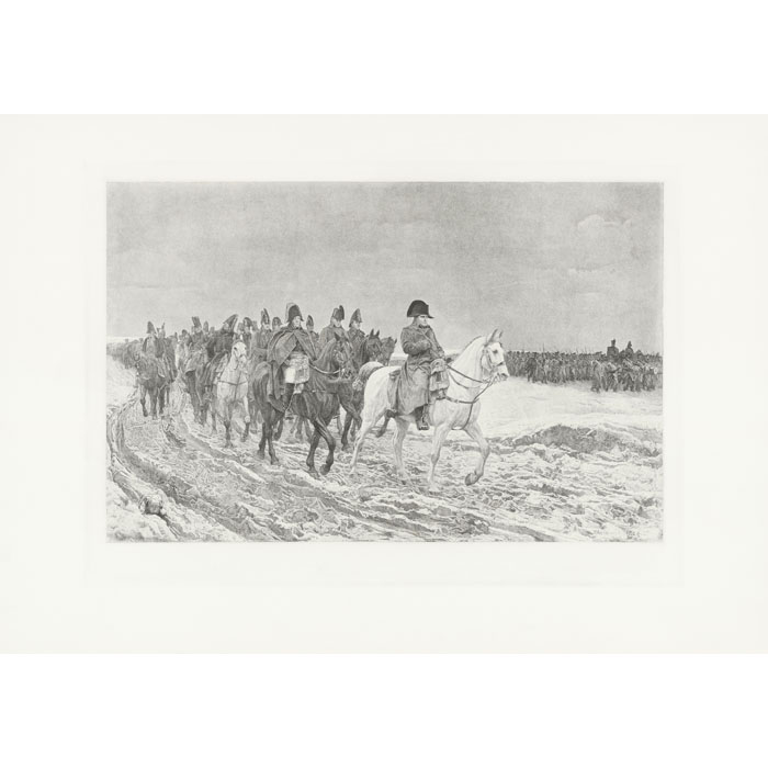 Campagne de France, 1814 - Une estampe d’après Ernest Meissonier