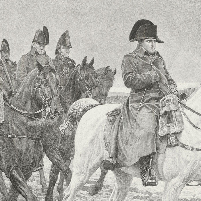 Campagne de France, 1814 - Une estampe d’après Ernest Meissonier