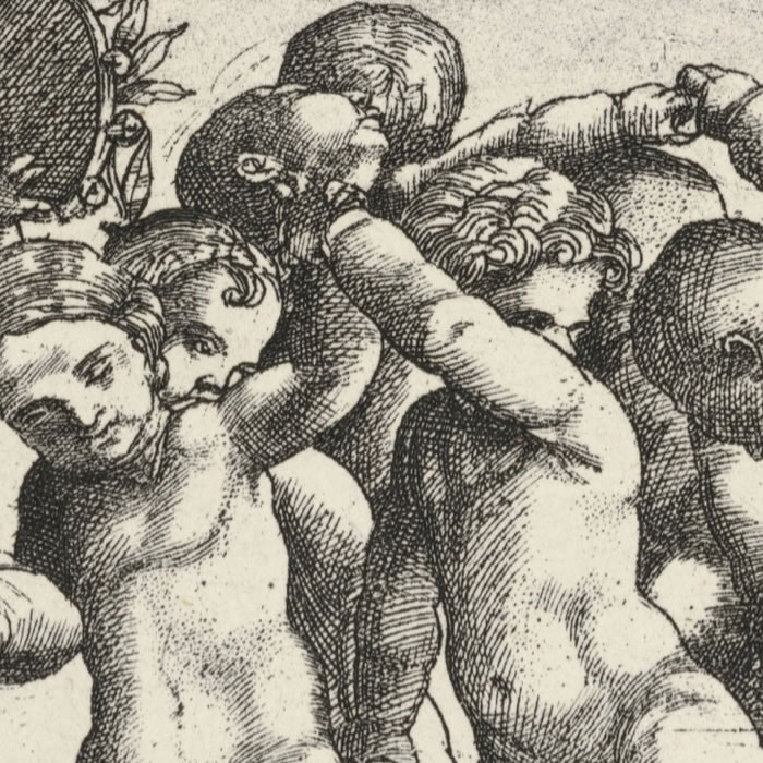 Danse d’amours - Une estampe d’après Domenico Campagnola