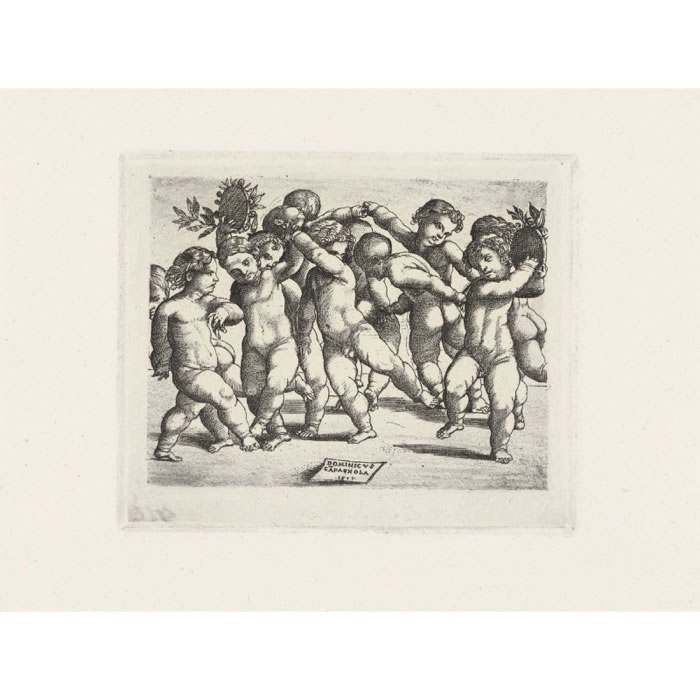 Danse d’amours - Une estampe d’après Domenico Campagnola