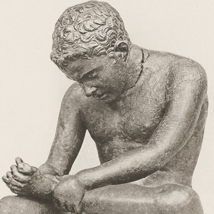 Boy With a Thorn Seen From Three Different Angles