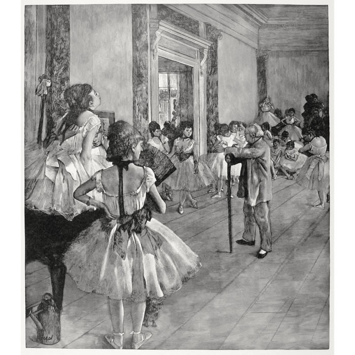 Dance Class - Une estampe d’après Edgar Degas