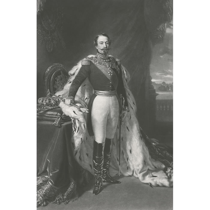 Emperor Napoleon III - Une estampe d’après Franz-Xaver Winterhalter