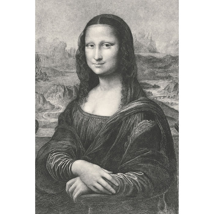 The Mona Lisa - Une estampe d’après Leonardo da Vinci