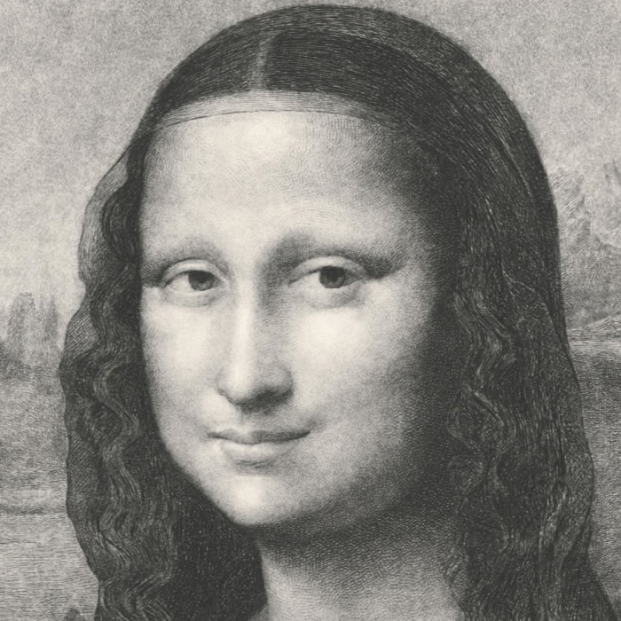 The Mona Lisa - Une estampe d’après Leonardo da Vinci
