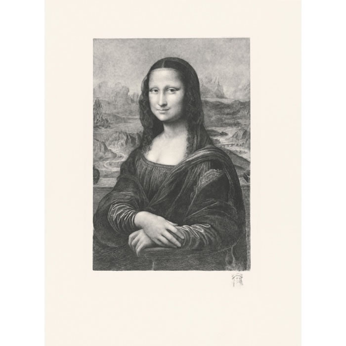 The Mona Lisa - Une estampe d’après Leonardo da Vinci