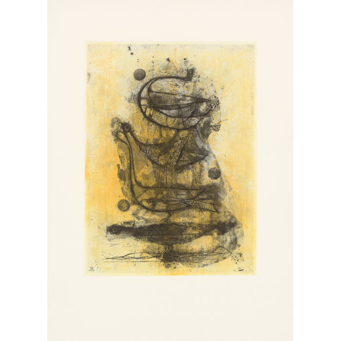 Oiseaux - Une estampe d’après Johnny Friedlaender