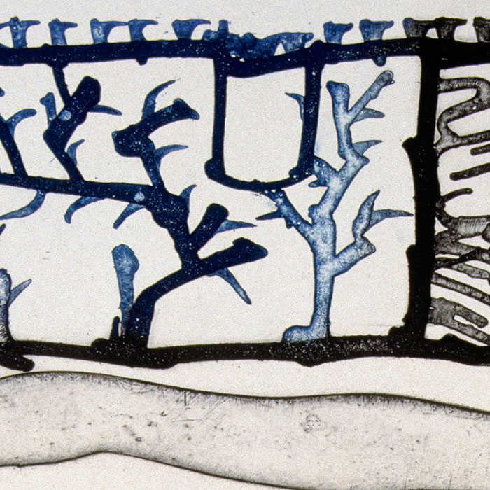 The travelling brush - Une estampe d’après Pierre Alechinsky