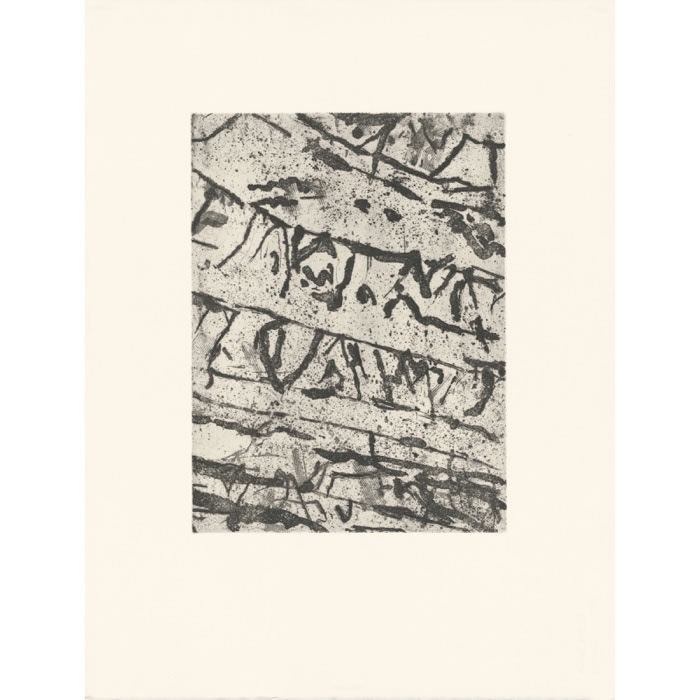 Sumerian palimpseste - Une estampe d’après Georges Noël