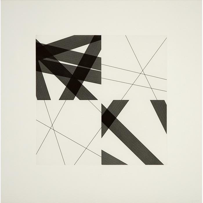 Bandes à part - Une estampe d’après François Morellet