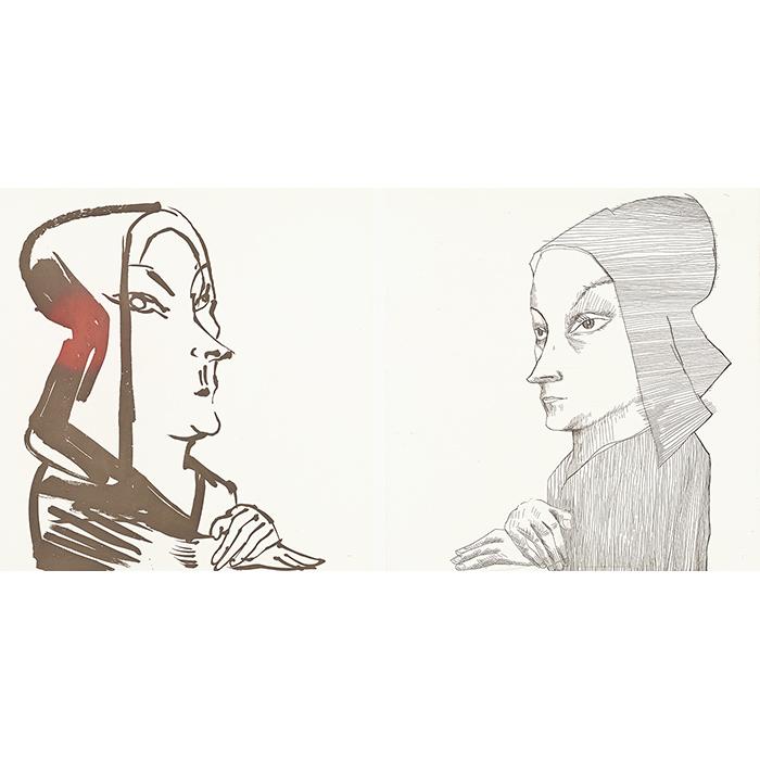 Les Matheron-1 - Une estampe d’après Camille Henrot