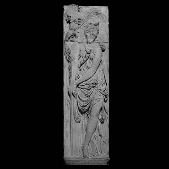 Sculpture Murale Italienne - Frise En Résine Haut-relief - Milieu Du Siècle - Figurine