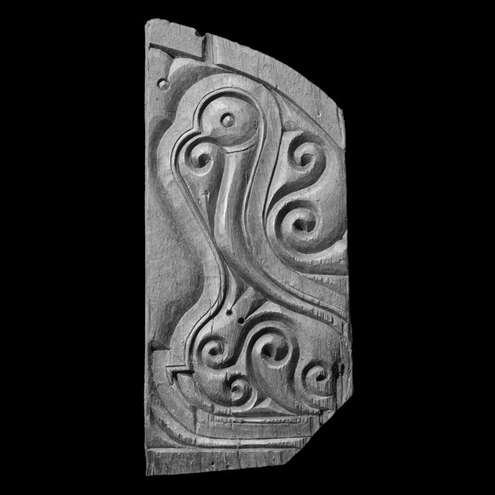 Panel with stylized bird - Islamic art - Reproduction d’une sculpture du Musée du Louvre, Paris