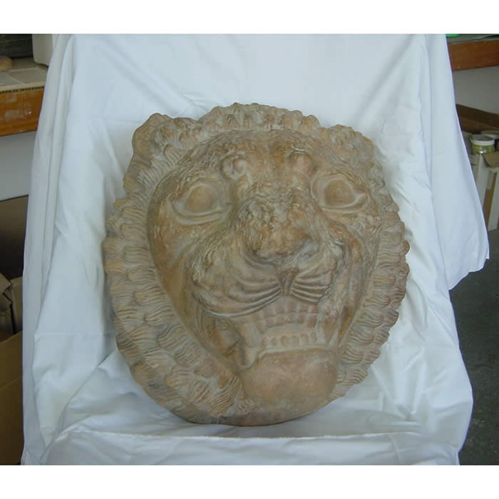 Tête de lion de Gilgamesh - Antiquités orientales - Reproduction d’une sculpture du Musée du Louvre, Paris