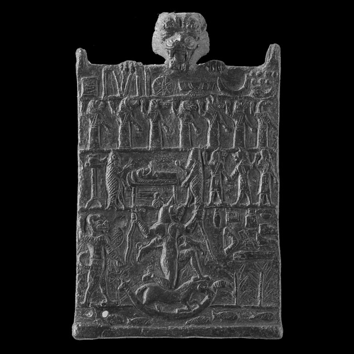 Hell plaque - Eastern antiquities - Reproduction d’une sculpture du Musée du Louvre, Paris