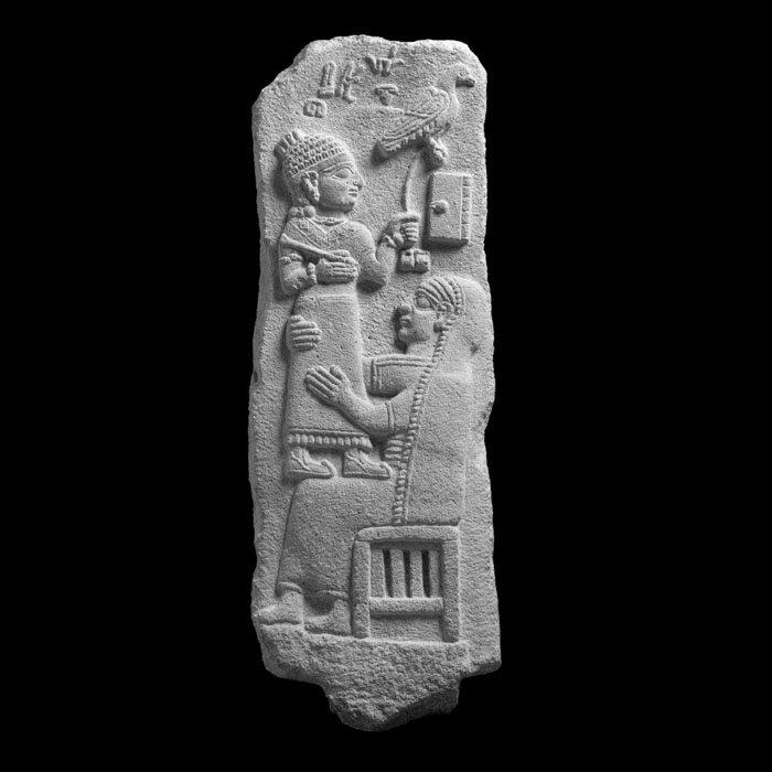 Neo-Hittite stele of the Scribe of Marash - Eastern antiquities - Reproduction d’une sculpture du Musée du Louvre, Paris