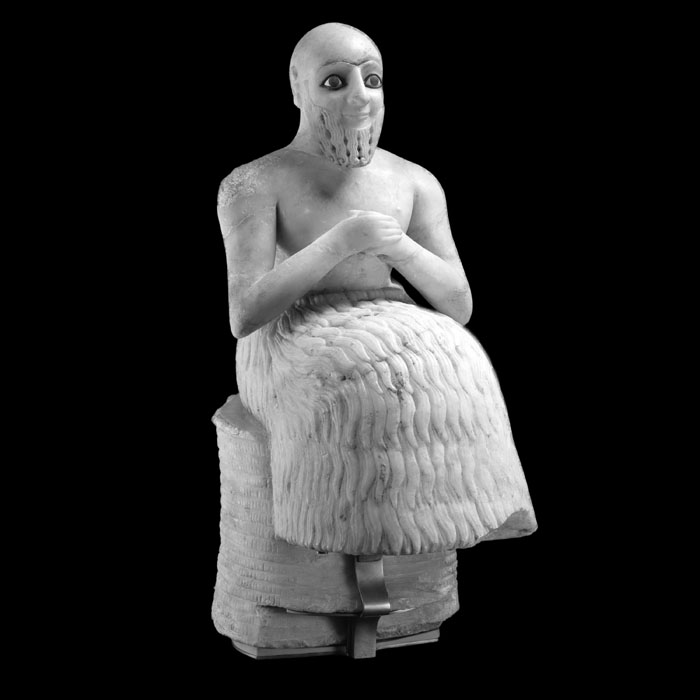 Ebih-Il, the superintendent - Eastern antiquities - Reproduction d’une sculpture du Musée du Louvre, Paris