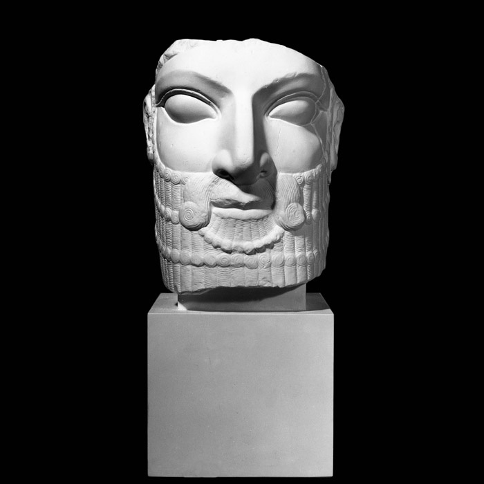 Achaemenid royal head - Eastern antiquities - Reproduction d’une sculpture du Musée du Louvre, Paris