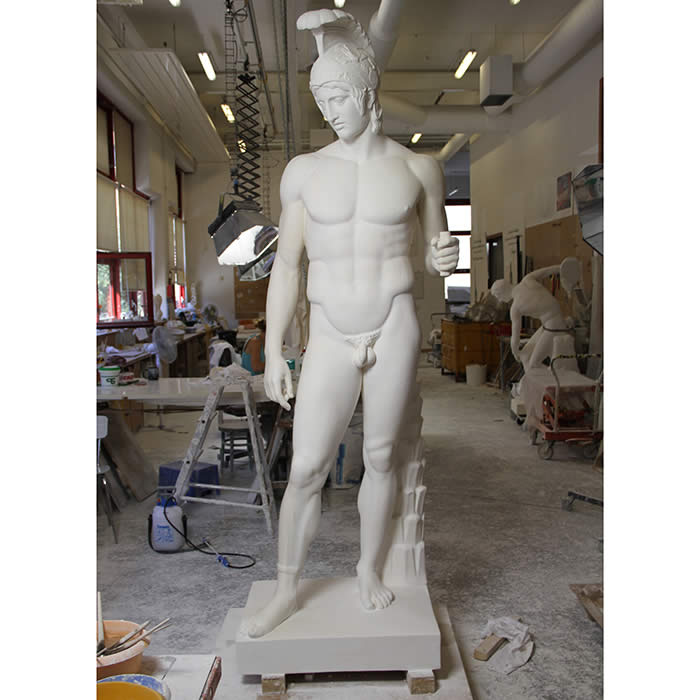 Arès Borghèse - Antiquités gréco-romaines - Reproduction d’une sculpture du Musée du Louvre, Paris